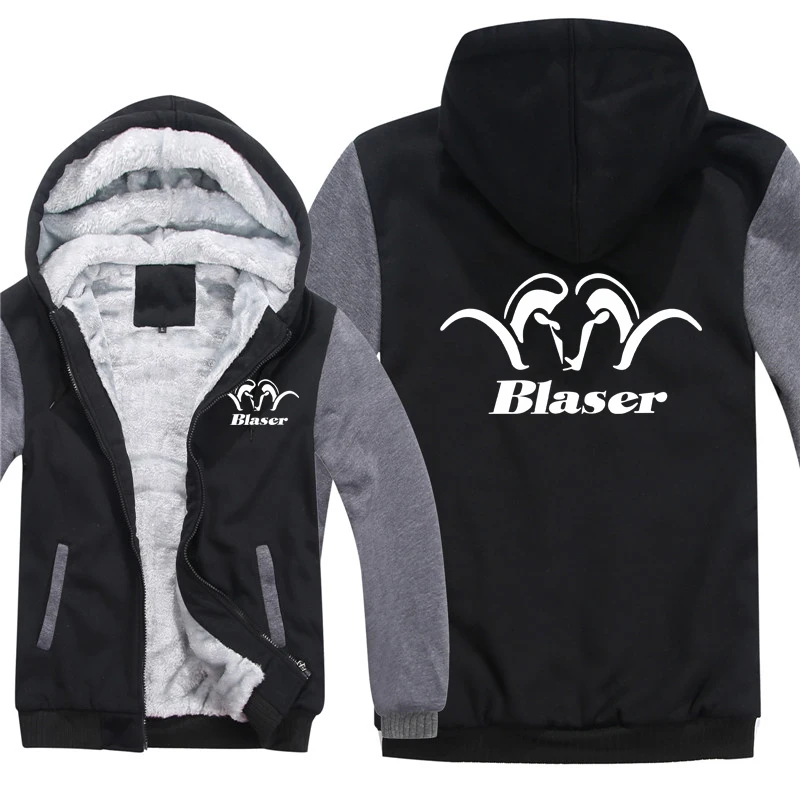 Толстовки с капюшоном для охоты и винтовки Blaser, мужское модное пальто, пуловер с флисовой подкладкой, куртка Blaser, толстовки с капюшоном