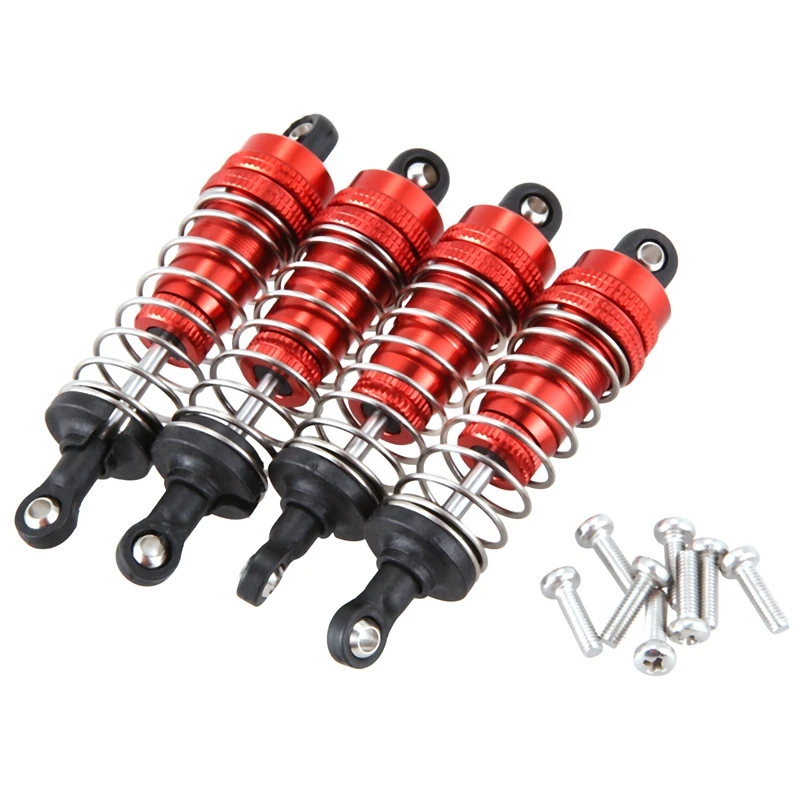 4 шт., металлический амортизатор для Wltoys 144001 1/14 4WD