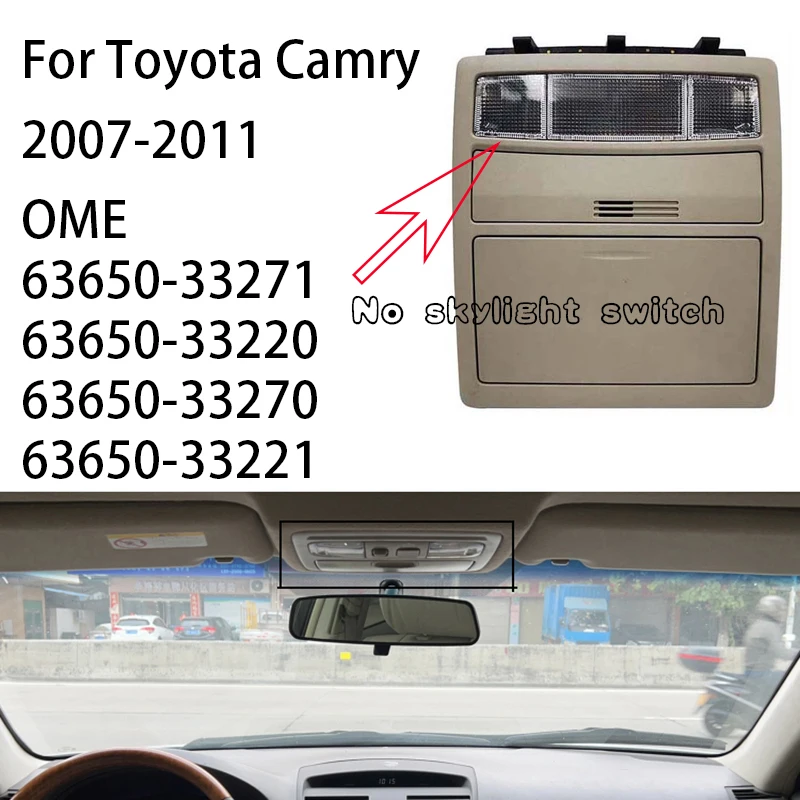 AH528 1 для Toyota Camry Aurion 2007-2011, внутренний светильник, передняя лампа для чтения 63650-33270 63650-33221 63650-33271 63650-33220