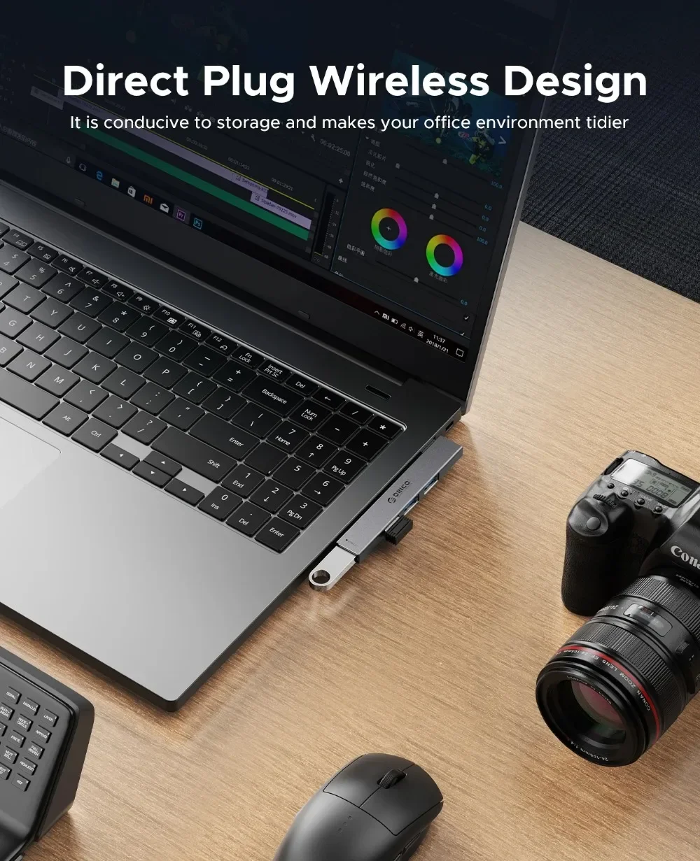 Фото USB-разветвитель ORICO в алюминиевом корпусе, 4 порта, 3,0 дюйма №4