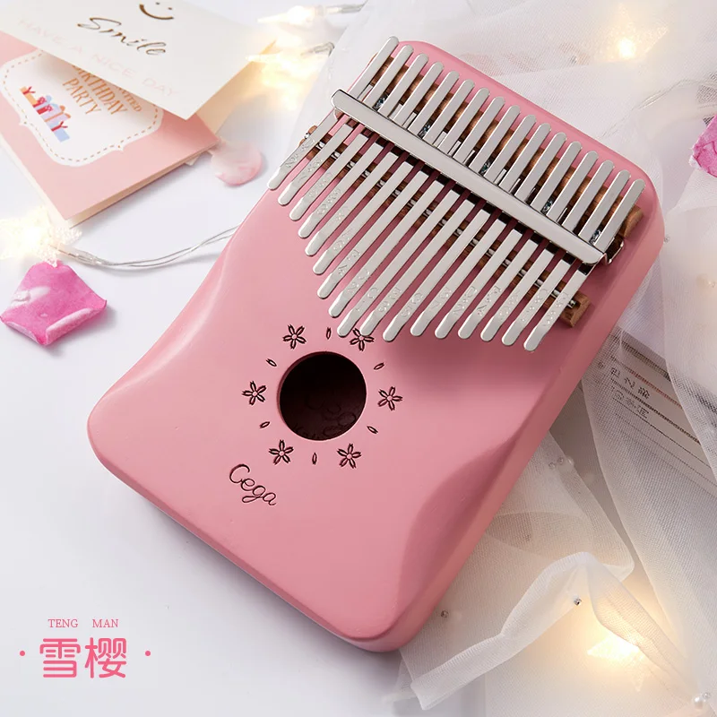 Фото Мини-пианино Kalimba портативная музыкальная клавиатура 17 клавиш Kalimba профессиональные музыкальные инструменты для пальцев WZ50MZ №3