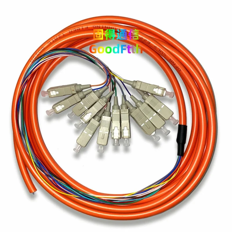 Волоконный косичка SC 50/125 1G OM2 12 ядер 1 м 1,5 м 2 м 2,5 м 3 м 5 м 6 м 8 м 10 м 15 м Распределительный кабель GoodFtth
