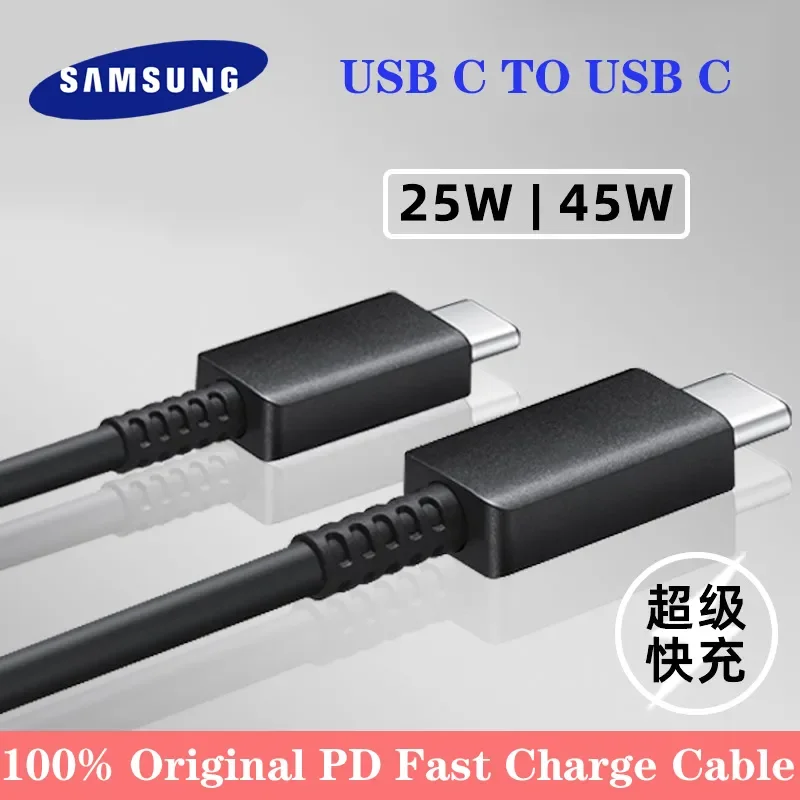 Кабель usb 3.1 для Galaxy S21 S22 Ultra 5G S20 S10 Note20 10 Plus A71 A90, 25 Вт, 45 Вт
