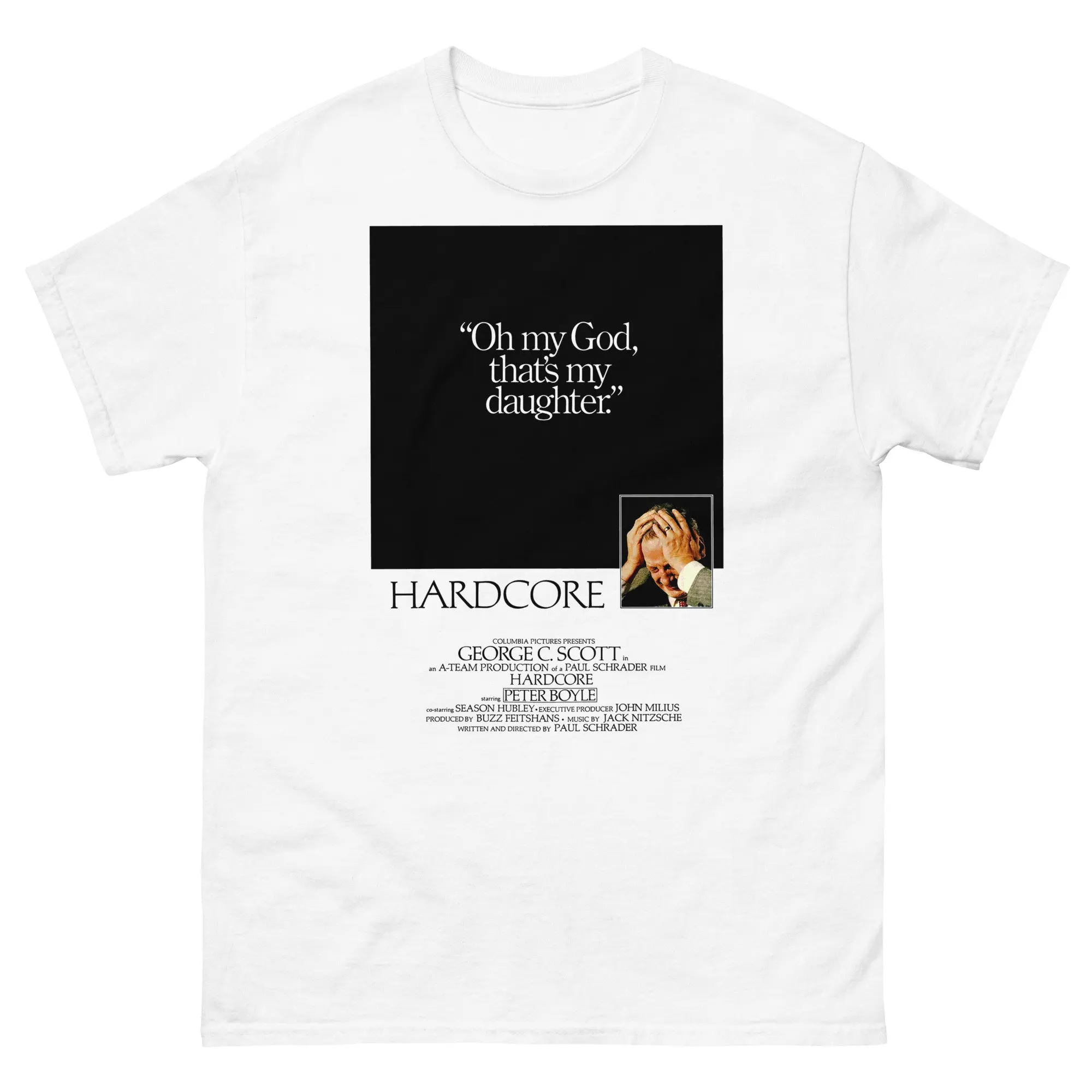 Hardcore 1979 oh God, это моя дочь пол, футболка