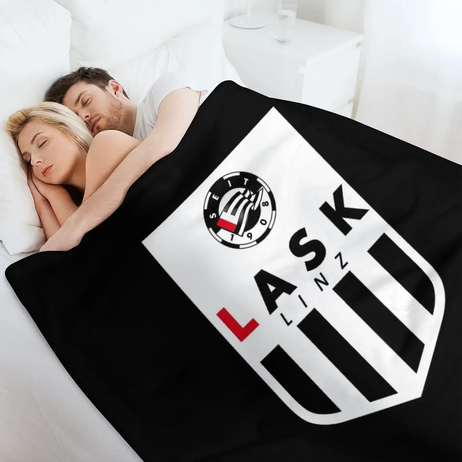 Фото Одеяло LASK Linz Sport Club Hairys Thermals для путешествий, клетчатые одеяла №5