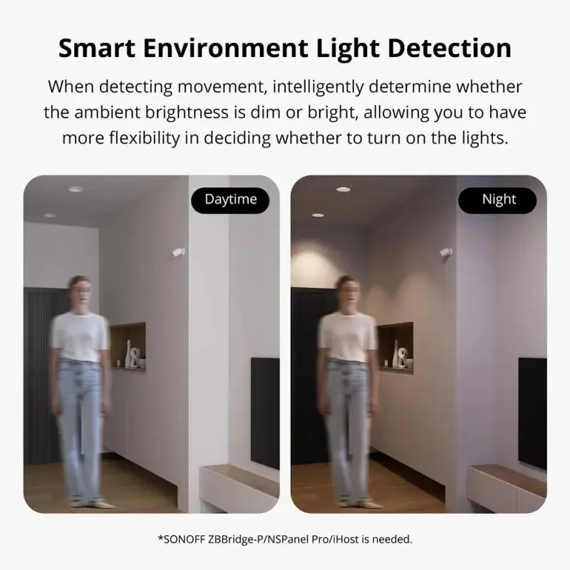 Новый датчик движения SONOFF SNZB-03P Zigbee, датчик обнаружения помещений, для домашней безопасности, связь с Умной сценой через приложение eWeLink Alexa Google (art.: 3920c8ae6571b) - 3920c8ae6571b