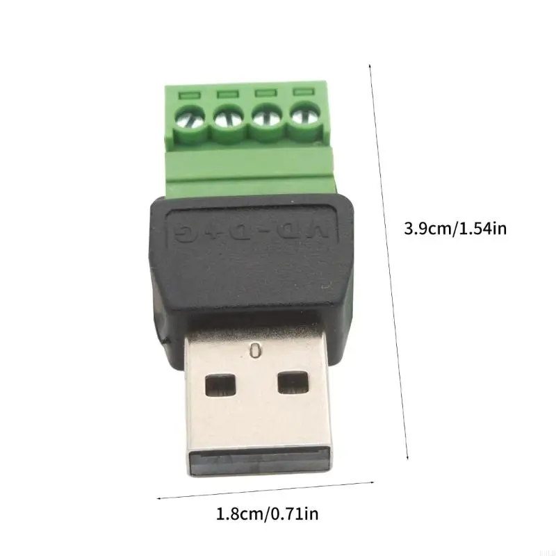 2025 Новый USB 2.0 Мужские винтовые клеммы адаптер конструкции без припадения для расширения данных и применений DIY для (art.: 3920cf28f7795) - 3920cf28f7795