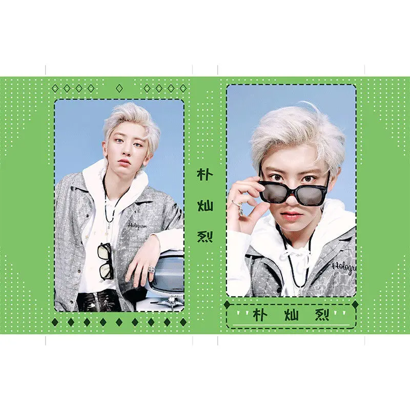 Фото Series4 No Repetition Chan-Yeol Park, кошелек для карт Chanyeol, ломо-карта с фотоальбомом, коллекция фанатов, подарок №2