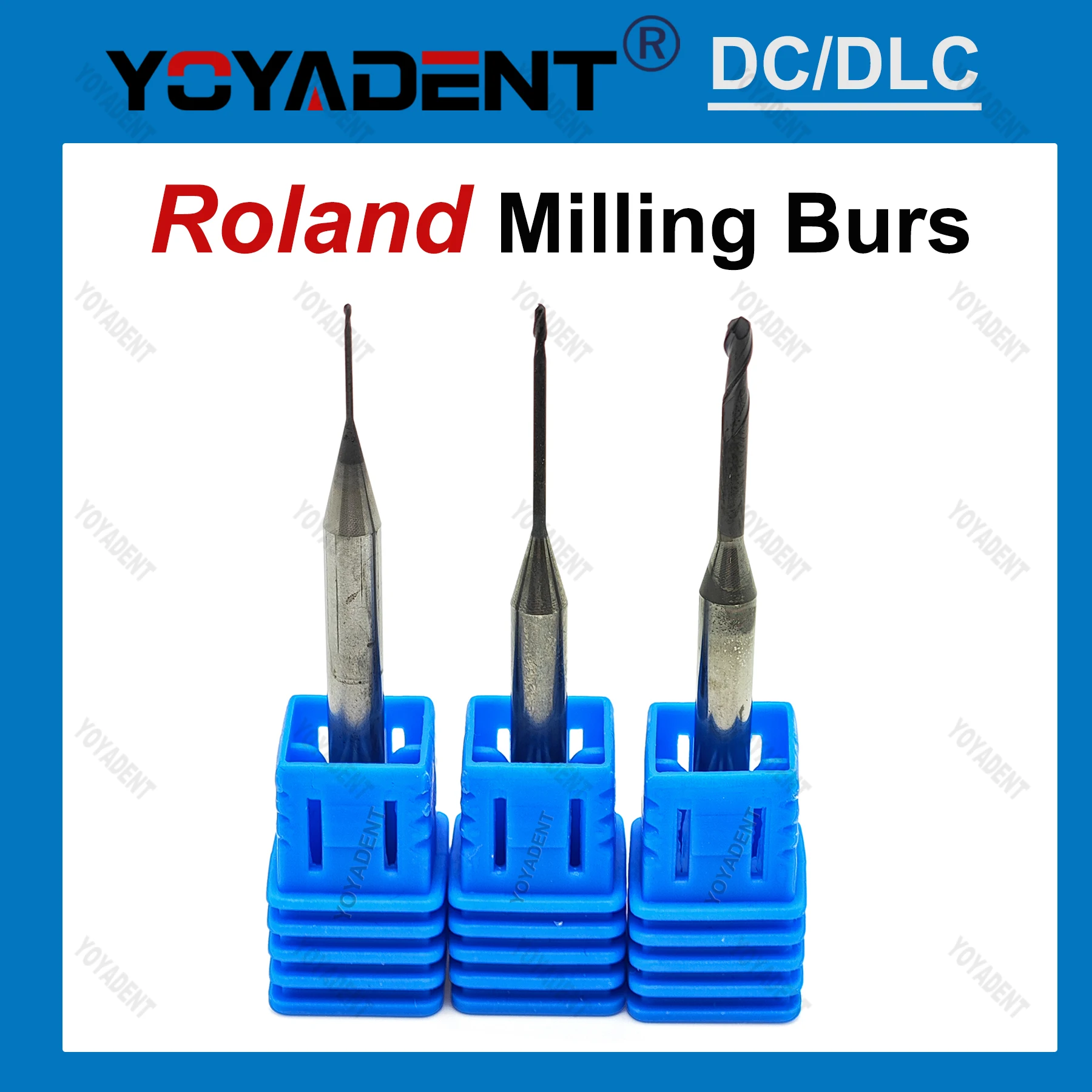 Roland DC/DLC Стоматологические циркониевые фрезерные боры для дисков циркония ПММА Roland CADCAM Стоматологический фрезерный станок