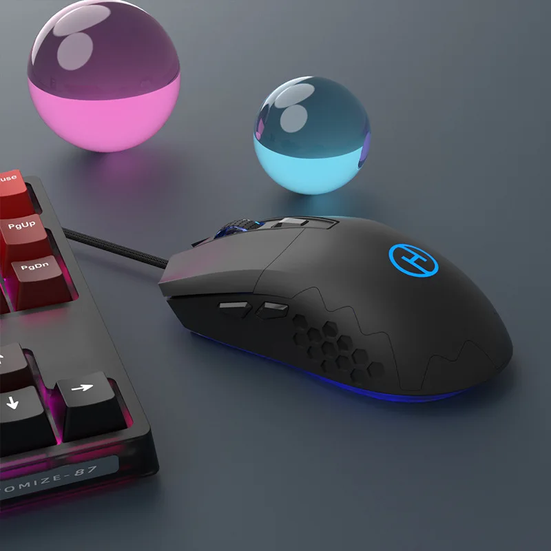 SUMREDA G3 Проводная 6-клавишная мышь с цветным освещением, игровая мышь для офиса для системы Microsoft Windows и Apple IOS (art.: 3920cd52d4885) - 3920cd52d4885