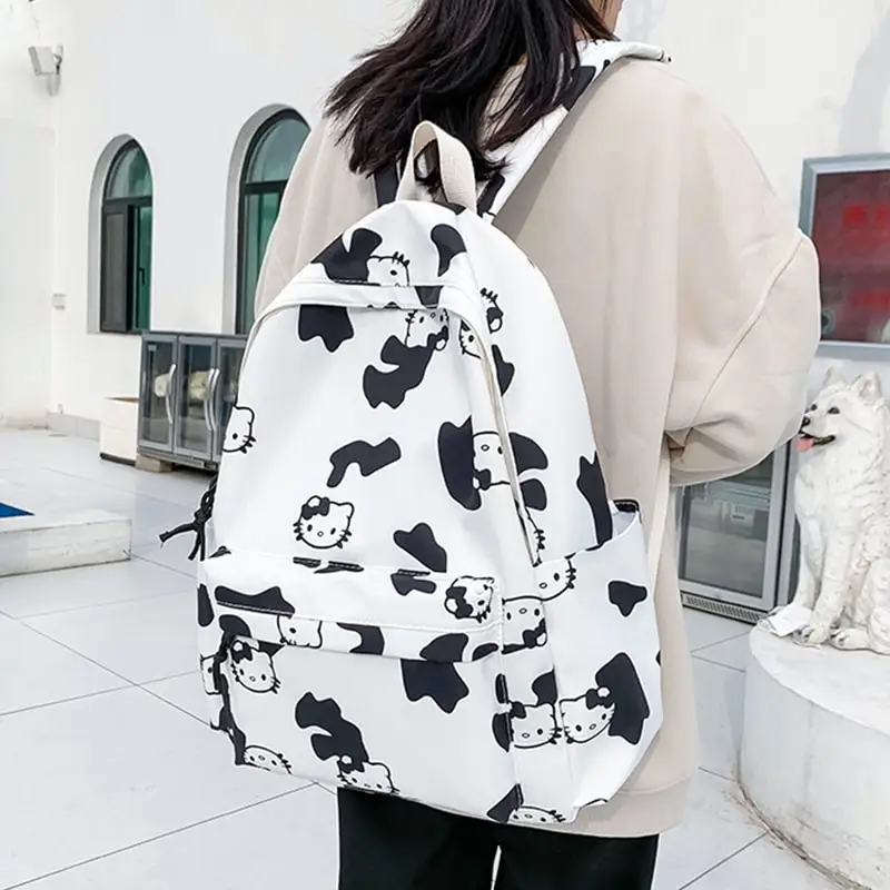 Sanrioed Hello Kitty аниме Kitty Cat рюкзак милые школьные ранцы студенческая дорожная сумка с героями мультфильмов подарок на день рождения для друга