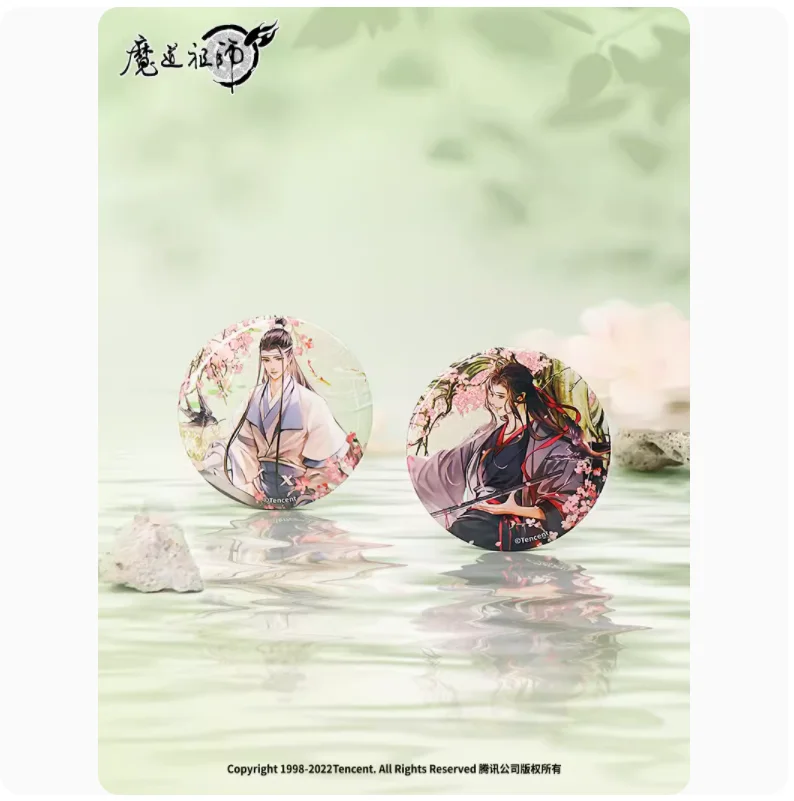Фото 2024 неразобранный MDZS Wei Wuxian Lan Wangji четыре сцены весенней подставки Suizai, карта стандарта, разноцветный бумажный плакат, подарок №3
