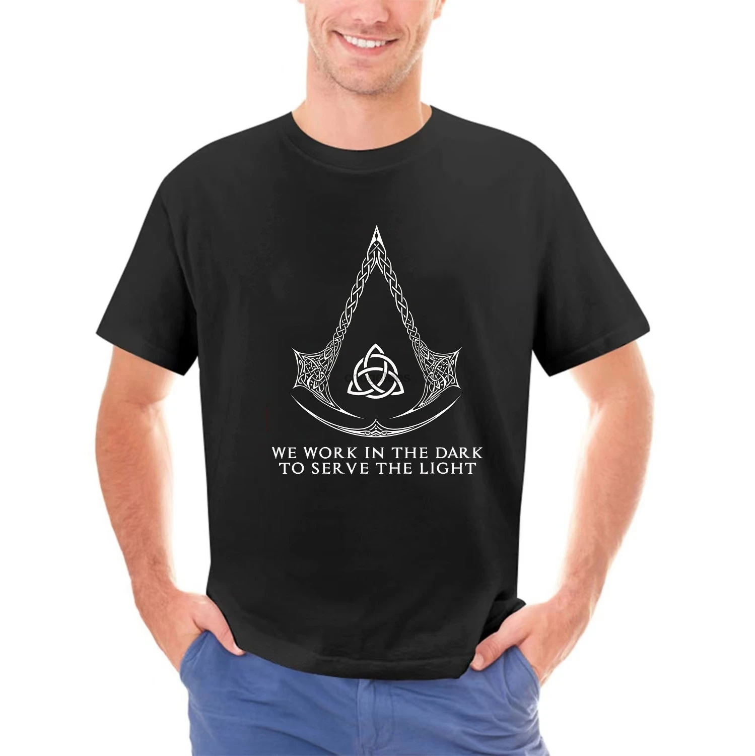 Майка в стиле манги, Fiskamos без победы для мобильных устройств, luz camiseta