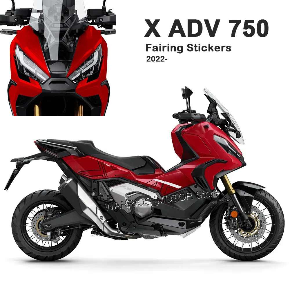 Наклейки на корпус для Honda X-ADV 750 X ADV750 2022-2024, наклейки на мотоцикл, ПВХ наклейки с защитой от царапин