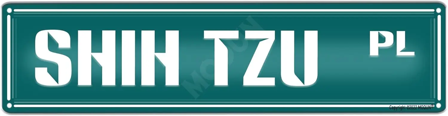 Знак Shih Tzu Pl, знак Shih Tzu, декор Shih Tzu, забавный настенный Декор для дома, фермерского дома, мужская пещера, ванной, бара, улицы, качественный металл
