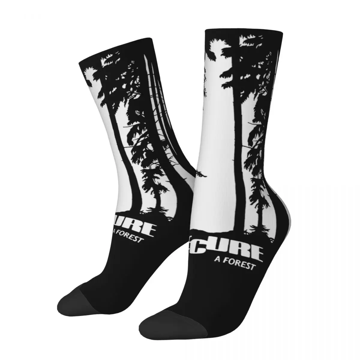 Носки Харадзюку для женщин и мужчин, теплая рок-группа The Cure A Forest Merch, для скейтборда, платьев, всесезонные