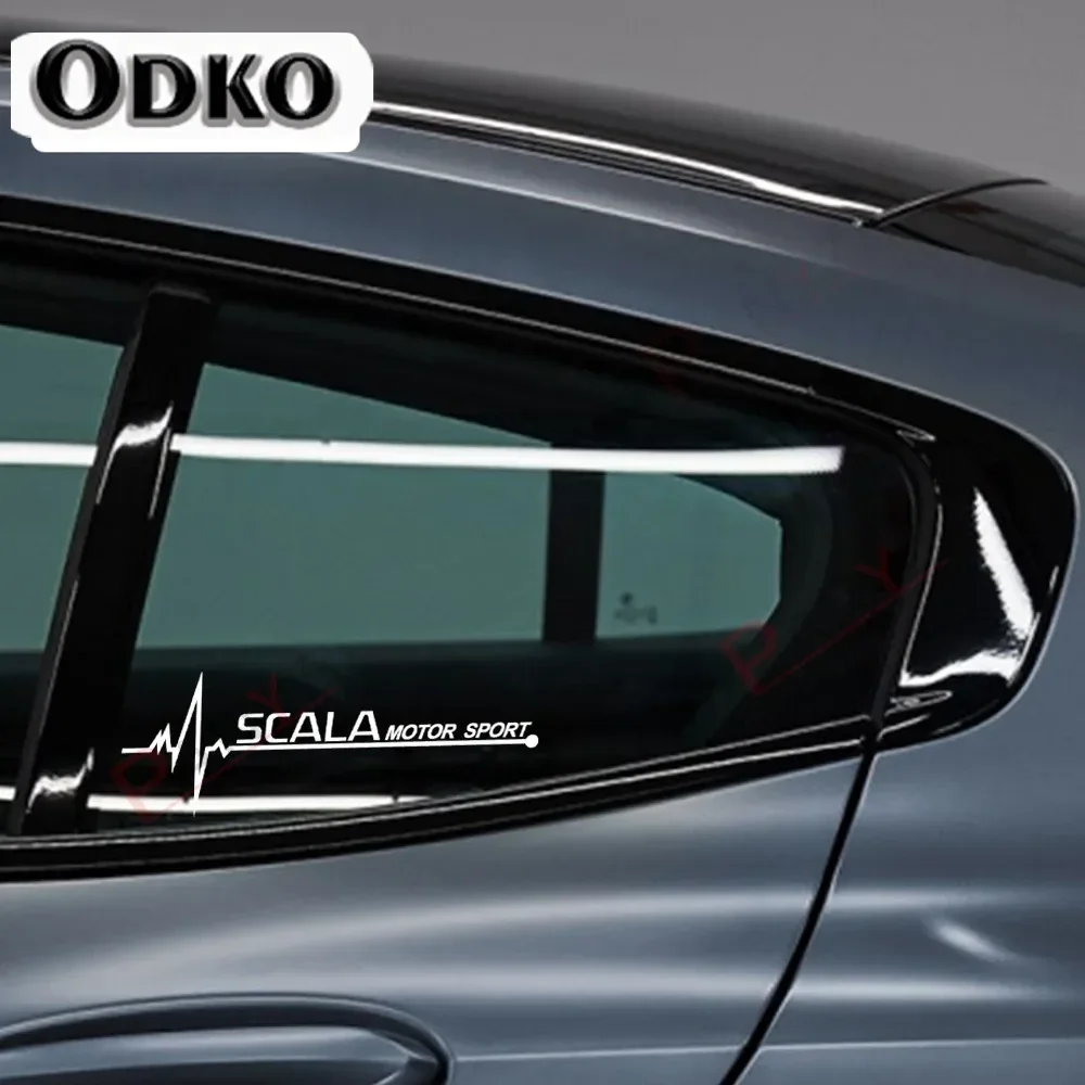 Наклейки на боковые окна автомобиля для Skoda Octavia 2 A7 A5 Fabia 3 Rapid Superb 3 Kodiaq Scala Karoq Kamiq Citigo Roomster аксессуары