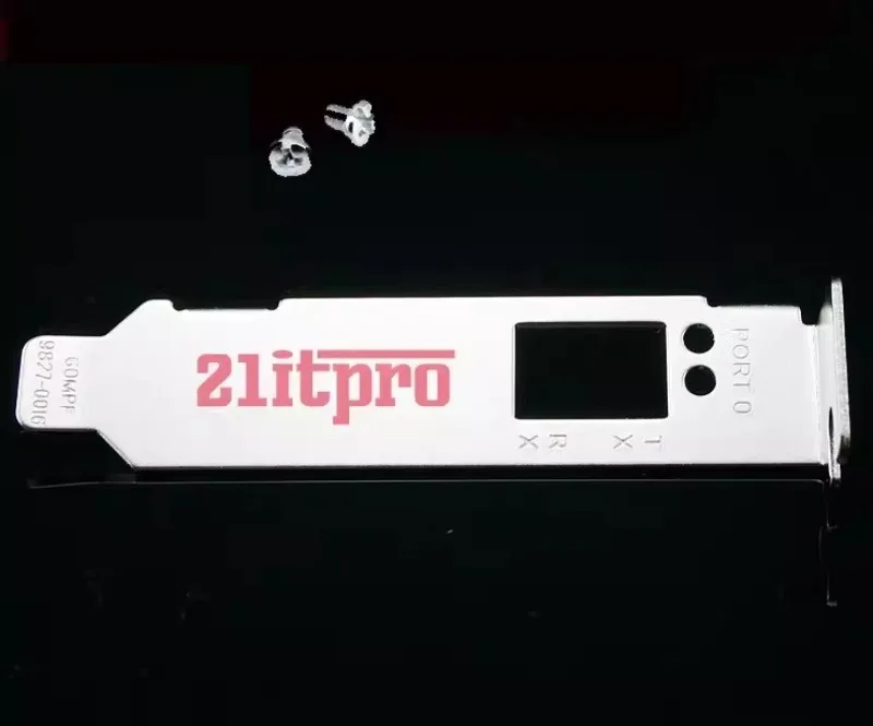 IO I/O щит задней панели перегородка для EMULEX LPE12000 LPE1250AP волоконно-оптическая карта 8G 2U короткая перегородка пластина ободок