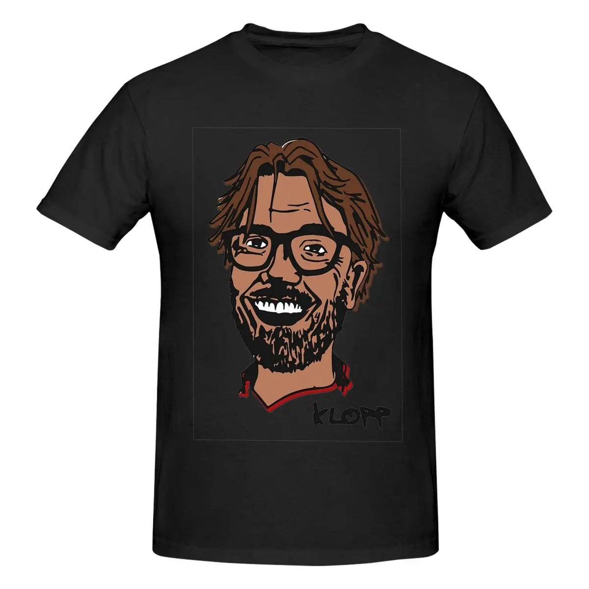 Jurgen Klopp - LFC YNWA Klopp 100% Хлопковая мужская футболка модная мужская футболка с круглым вырезом и коротким рукавом