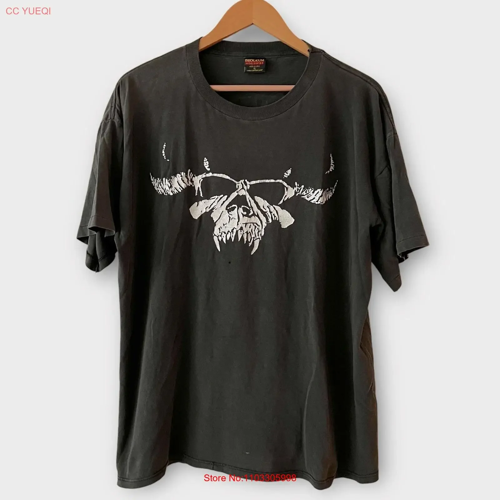 Черная футболка Danzig Band в базовом стиле S 5XL KH11679, винтажная стираная повседневная дизайнерская одежда, слегка дышащая