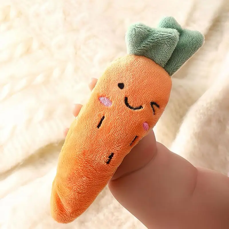 Фото Развивающая игрушка для малышей, милая фигурка моркови, игрушка для ручки, пустышки для сна, игрушка для малышей, мальчиков и девочек №4