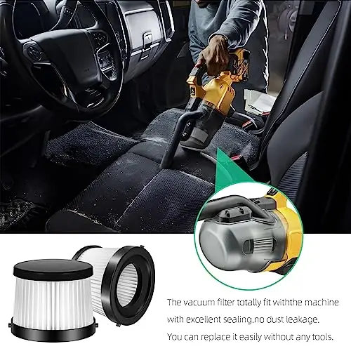 Фото Запасные части фильтра DEWALT DCV5011H, 2 шт., применимые к модели DCV501, моющийся фильтр HEPA, аксессуары для дома №4