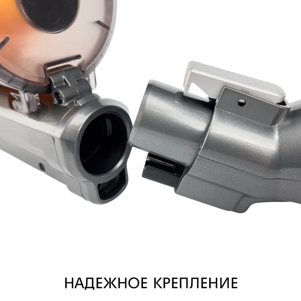 Фото Вертикальный пылесос Dauken BS230 беспроводной 2 в 1 с насадками, аккумуляторный, ручной, с подсветкой №4