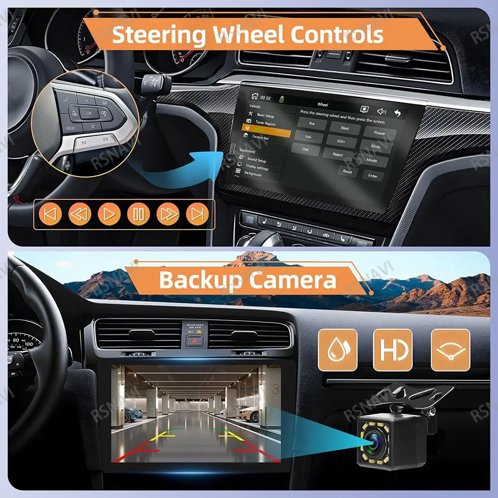 Фото Автомобильный радиоприемник Android 15 для Honda Civic 2011-2015, кондиционер Dacia Duster Golf 4, автомобильные наконечники Mercedes W205 DSP №5