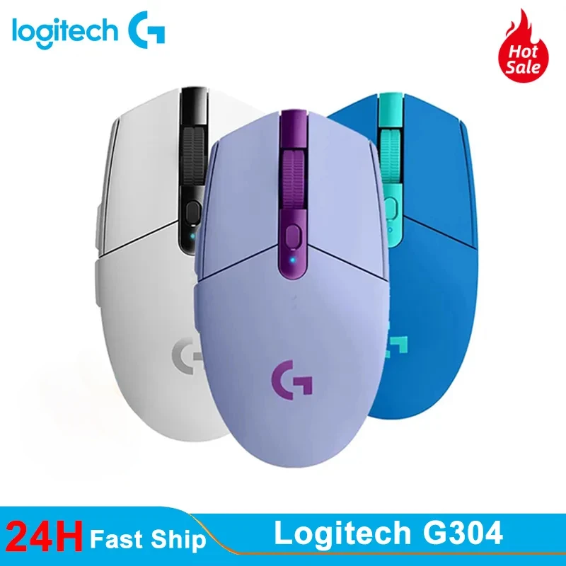 Мышь Logitech G304 G305 G102 компьютерная игровая эргономичная, 2,4 ГГц, 12000DPI
