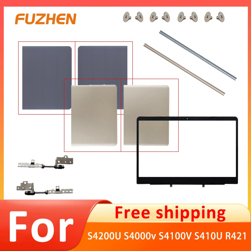 Для S4100V S4200U S4000V S410U R421U задняя крышка ЖК-дисплея/передняя панель/петли/крышка шарнира