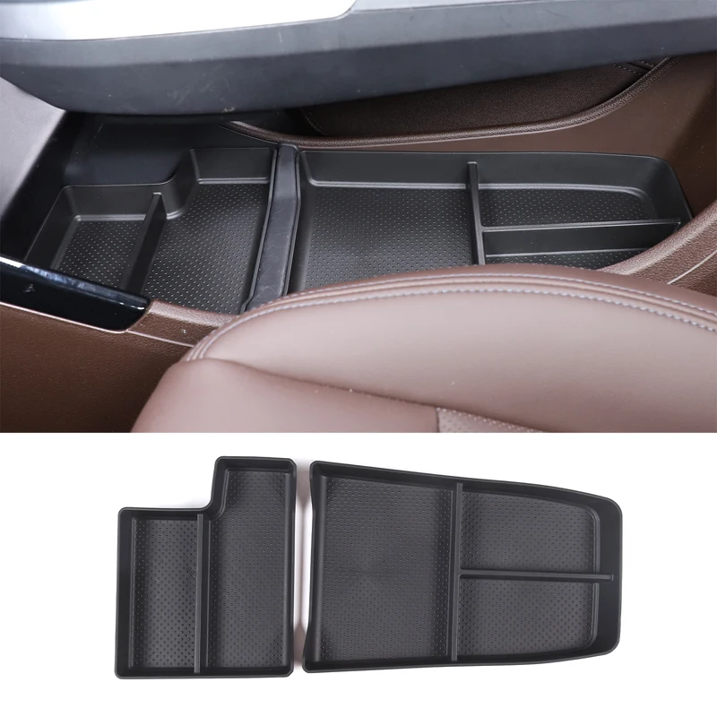 Подлокотник для автомобильной консоли BMW X1 IX1 U10 U11 2023 2024 TPE, нижний контейнер для хранения, органайзер для уборки, аксессуары для интерьера автомобиля