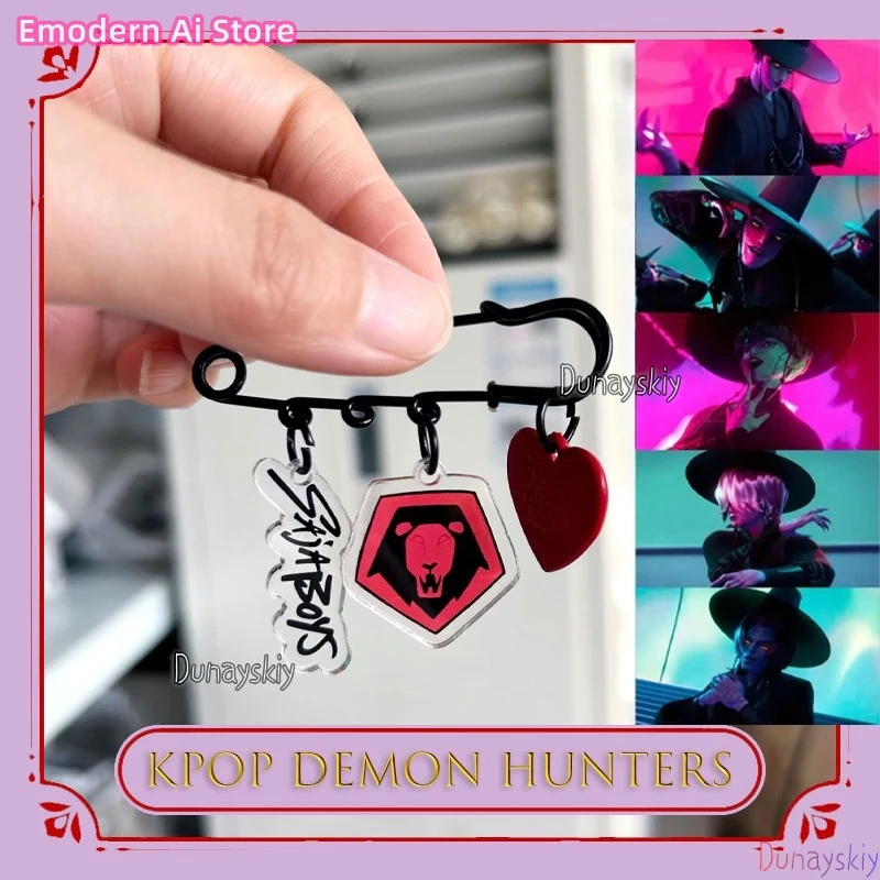 Фото BKPopDe Mon Hunters Party HUNTRIX Saiaboy акриловая брошь-булавка аксессуар для персонажа аниме Хэллоуин 코스프레 вечерние Рождество Kawaii №3