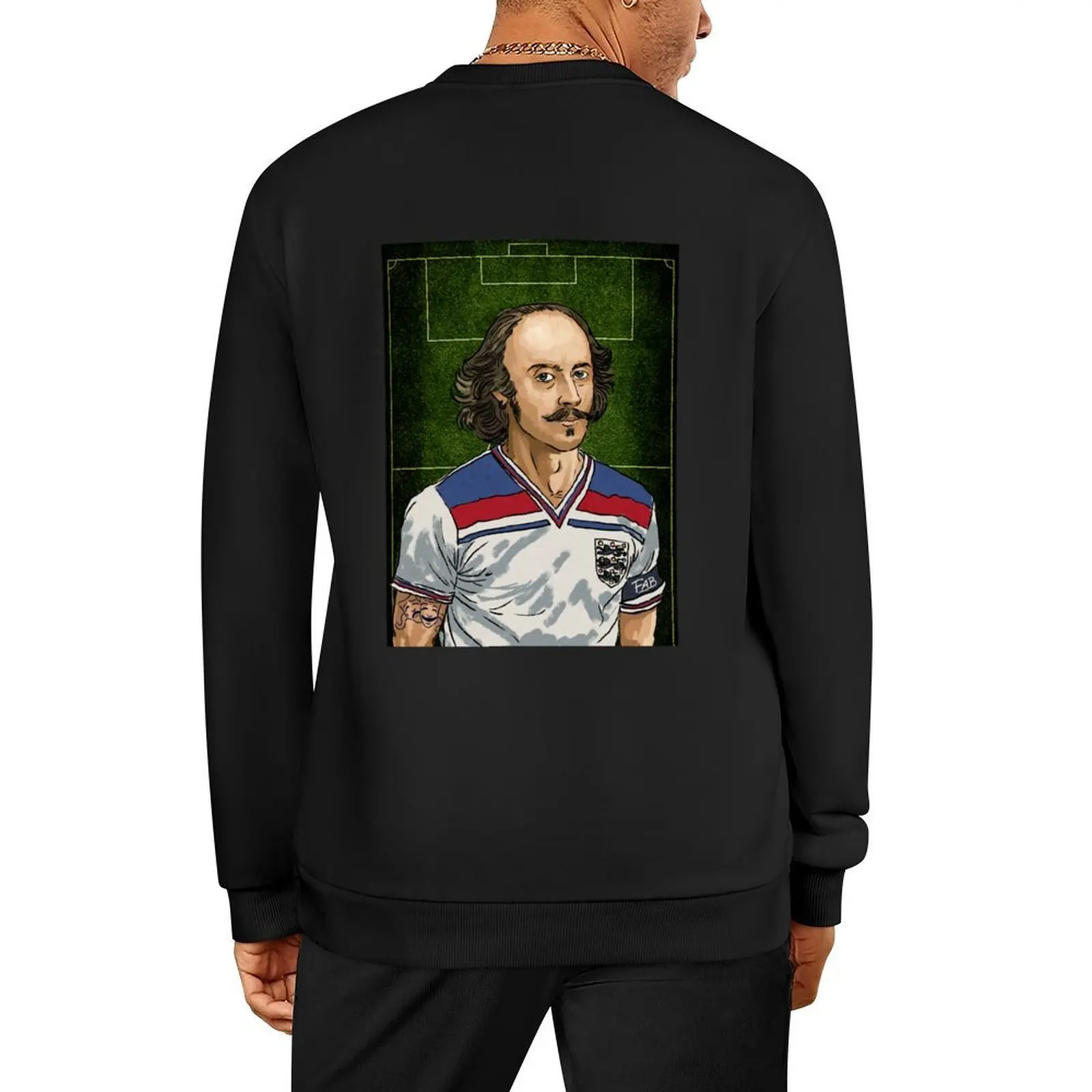 Уилл Бар Шекспир. Poet of Midfield, England Пуловер спортивный костюм мужская мужская одежда осенняя куртка мужские толстовки