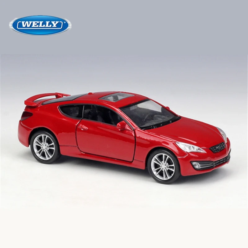 Модель автомобиля Welly 1/36 Hyundai AZERA ELANTRA из сплава, литой и игрушечный автомобиль, модель металлического автомобиля, имитация двери, открывание детских подарков