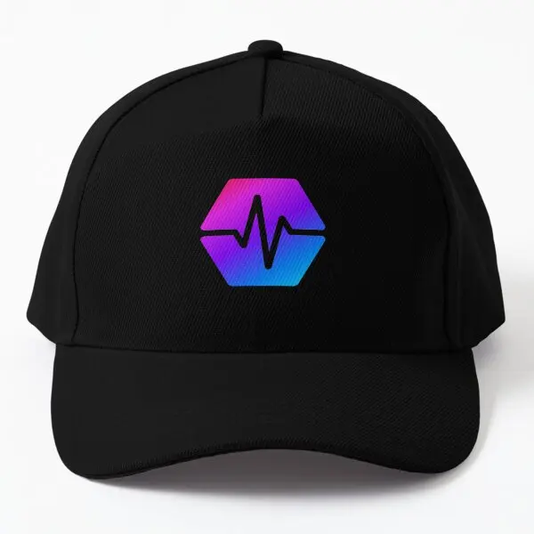 Бейсболка с логотипом Pulsechain, Мужская Весенняя бейсболка с принтом для мальчиков Солнцезащитная шляпа летняя черная рыба однотонная женская шляпка