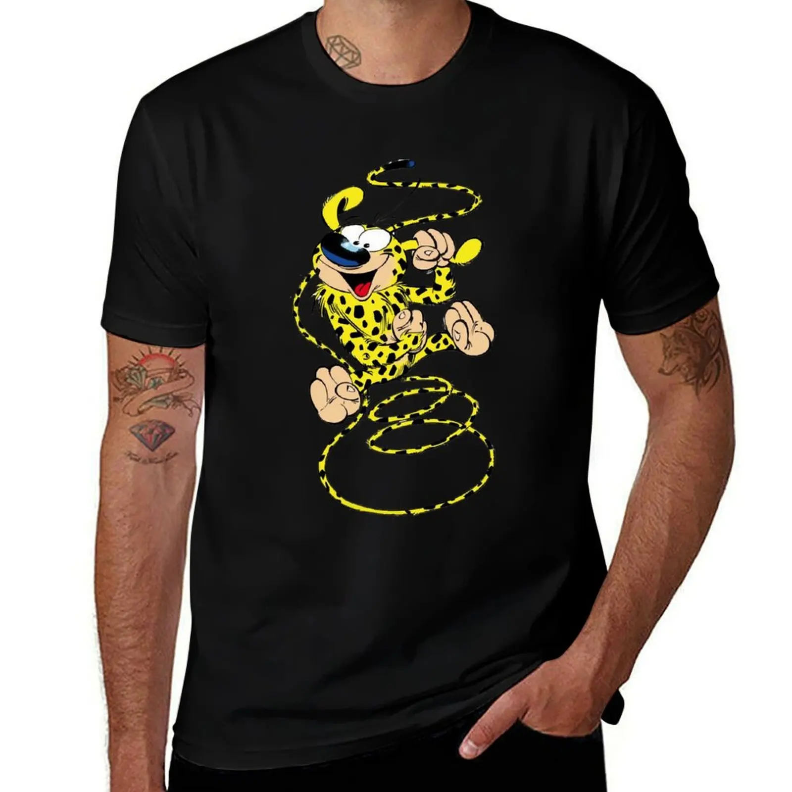 Подарки для женщин Spirou Marsupilami Fantasio футболка с рисунком для фанатов футболки для мужчин забавная футболка с рисунком