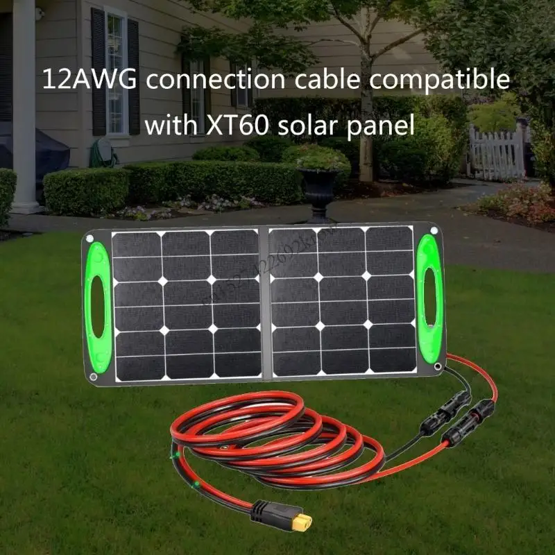 Фото R9CB 12AWG Solar To XT60 зарядный кабель с высокой эффективностью передачи мощности для OUT №3