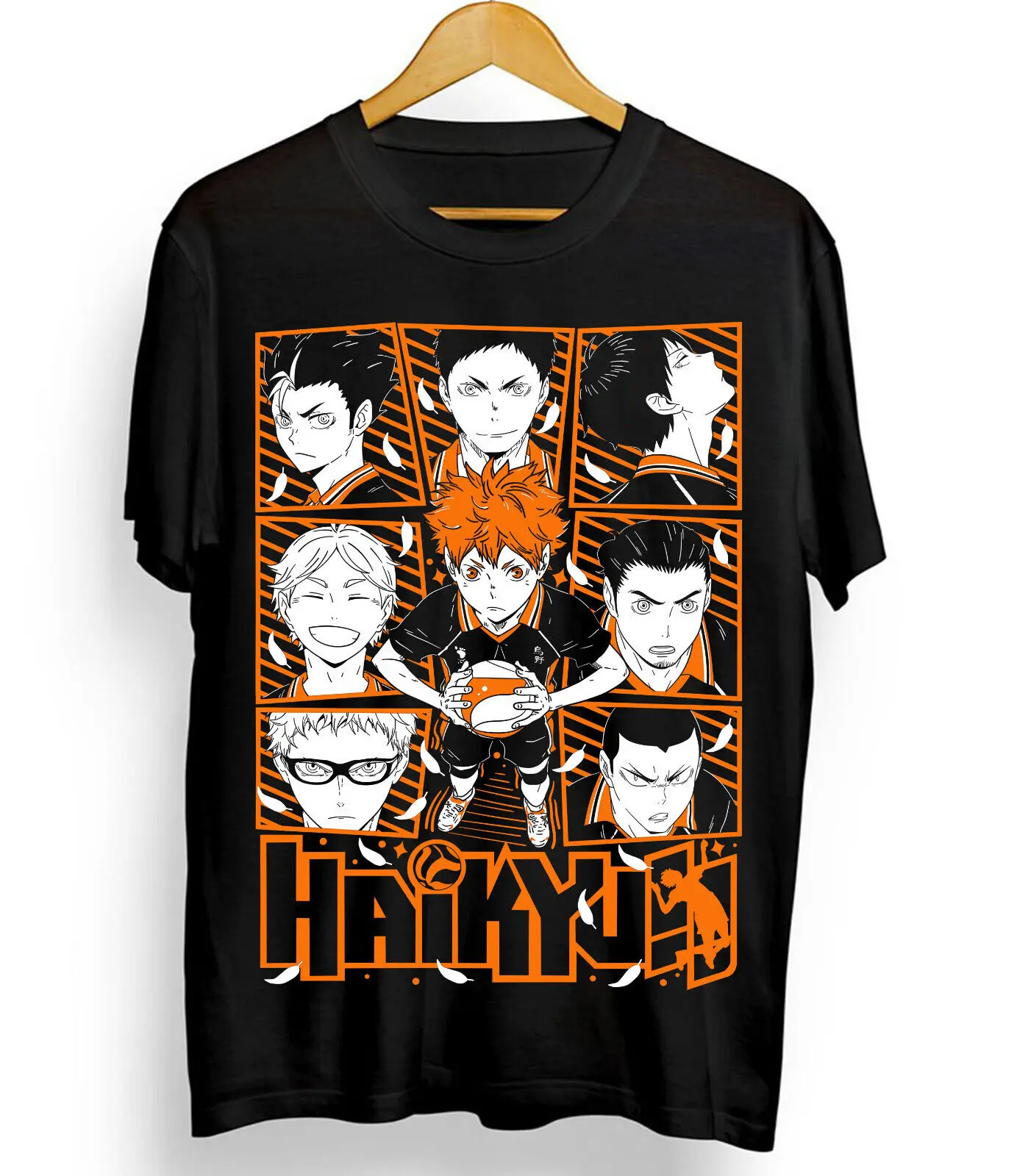 Фото Haikyuu футболка для волейбола Kuroo Tetsurou Kozume Kenma аниме рубашка все размеры №5