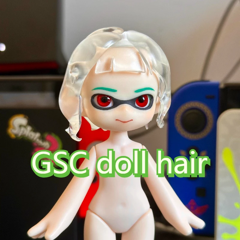 Gsc Ob11BJD Nendoroid Doll Прическа в форме кальмара и кальмара Nendoroid Doll Прозрачный материал из смолы DIY GSC Прозрачные волосы