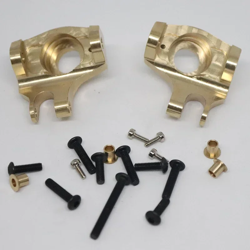 2 шт. латунные передние поворотные кулаки AR44 для 1/10 RC Crawler Axial SCX10 II 90046, обновленные детали