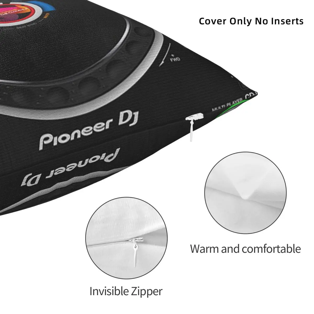 Фото Pioneer DJ CDJ3000 многоформатный плеер квадратная наволочка наволочка наволочка для домашнего дивана гостиной №4