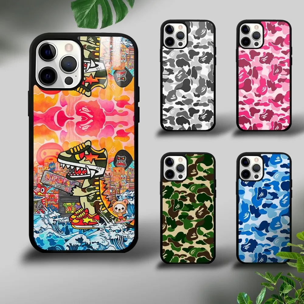 Роскошный чехол для телефона B-Bape для купания для iPhone 16, 15, 14, 13, 12, 11 Pro Xs Max Mini Plus Celulares Hard Funda