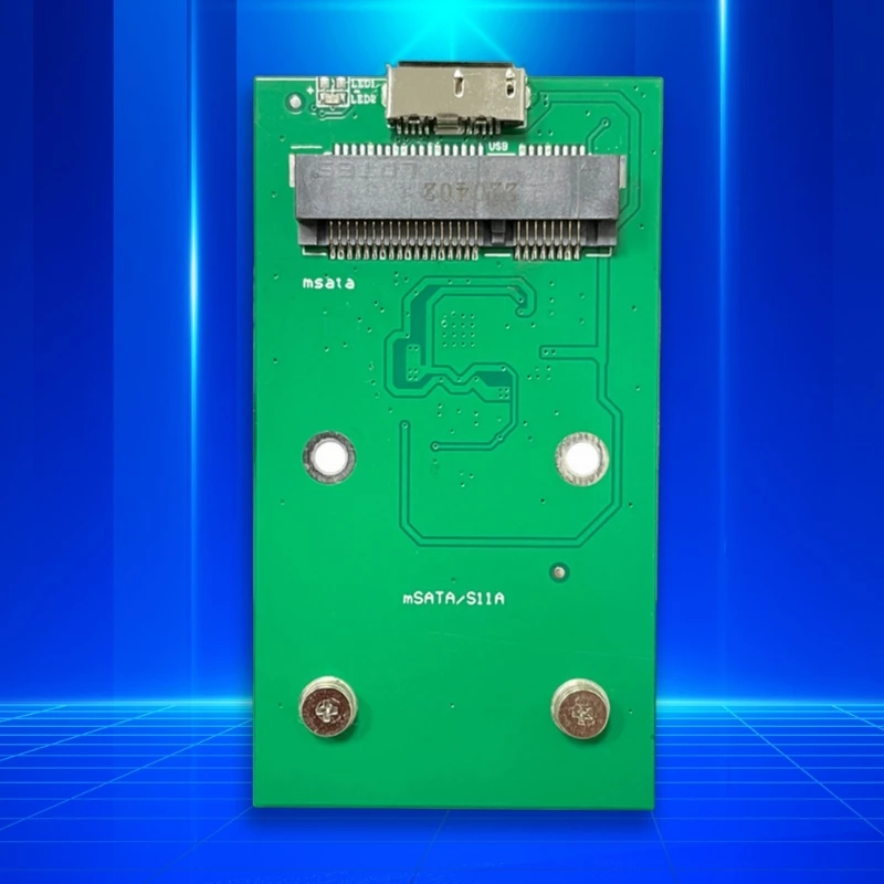 Фото 896F USB-адаптеры mSATA Адаптеры твердотельных накопителей mSATA Преобразователи карты mSATA в USB Плата mSATA SSD Адаптеры №2