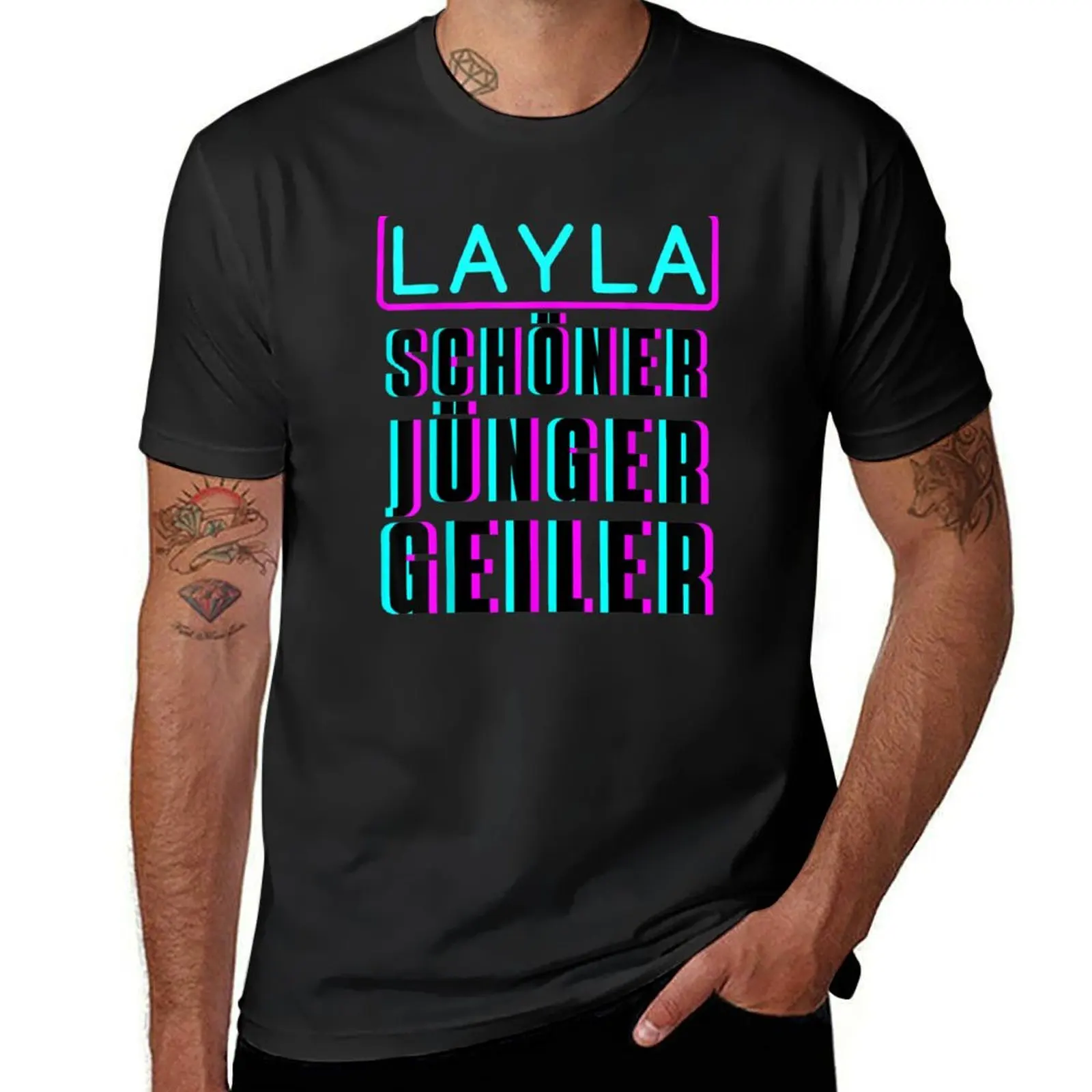 Майорке Layla Sch?ner Jünger Geiler Bier Malle, Lustiger Malle Layla Spruch JGA Bier Party корпоративная футболка