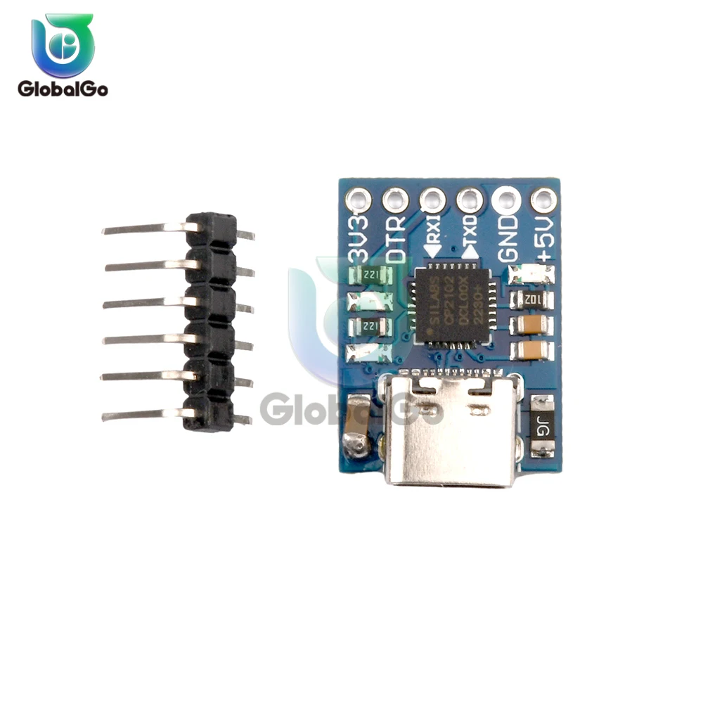 Фото TYPE - C USB CP2102 в UART TTL модуль 6 последовательный адаптер UART STC для aduino замена FT232 №2