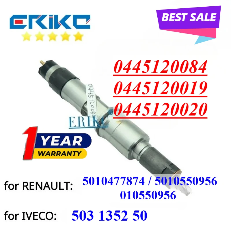 0445120084 Форсунка дизельного топлива 0445120020 0445120019 для RENAULT IVECO 5010477874 0986435523 0986AD003 503135250