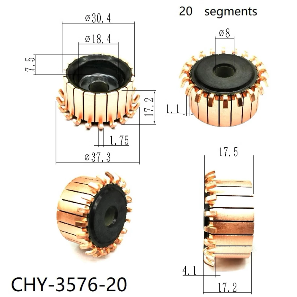 30,4X8X17,2 (17,5) мм, 20 зубьев, семейный электрический двигатель, коллектор механической коробки передач (art.: 3920c56a566d6) - 3920c56a566d6