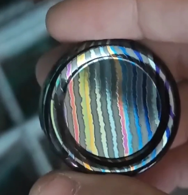 Б/у EDC acedc Rainbow Milk Cap zircuti fidget coin ppb декомпрессионная игрушка