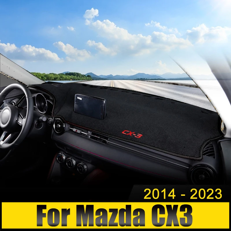 Крышка приборной панели автомобиля, защищает от УФ-лучей, ковры для Mazda светильник CX3 CX 3 2014 2015 2016 2017 2018 2019 2020 2021 2022
