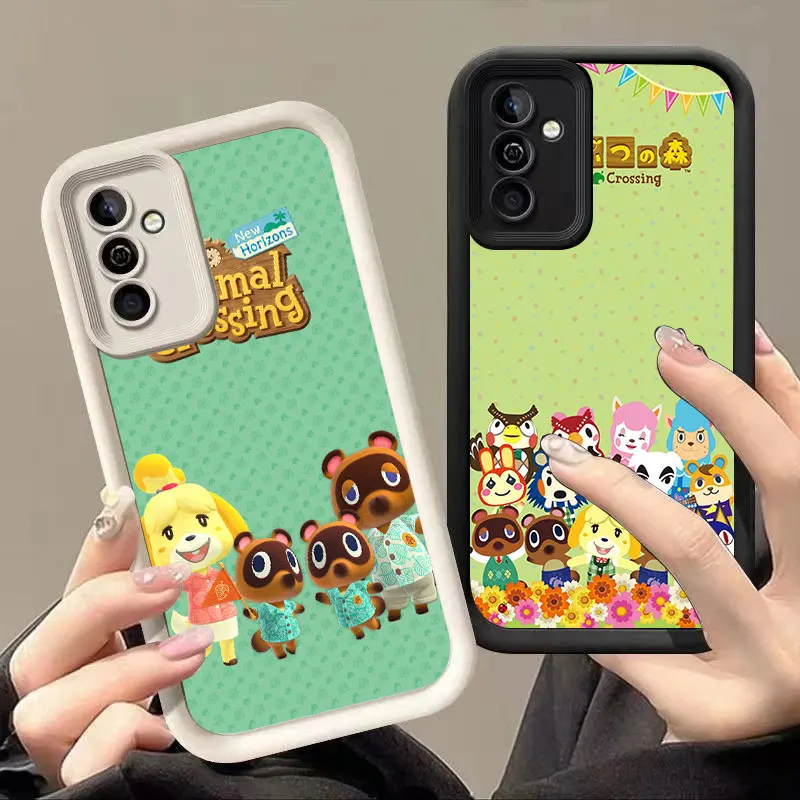 A-Animal C-Crossing Phone Case For Samsung Note 20 Ultra A03 Core A04 A05 S A01 A06 A20 A30 A50 M12 M13 M15 M34 5G M51